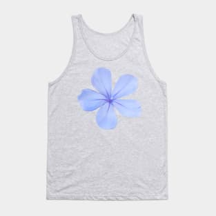 Blue Flower Photo Tank Top